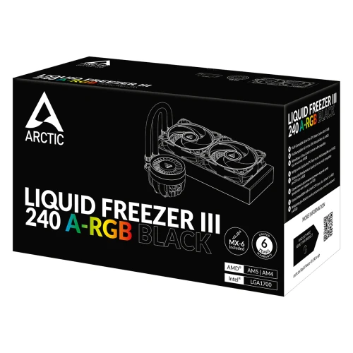 Chłodzenie wodne AiO Arctic Liquid Freezer III 240 ARGB Black