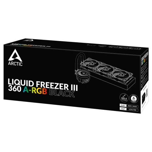 Chłodzenie wodne AiO Arctic Liquid Freezer III 360 ARGB Black