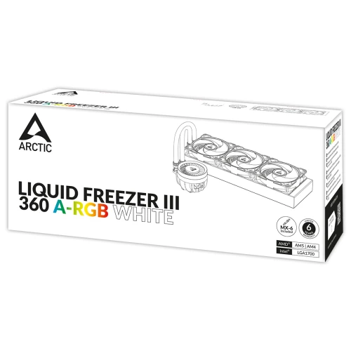 Chłodzenie wodne AiO Arctic Liquid Freezer III 360 ARGB White
