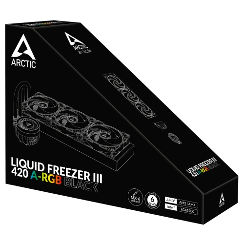 Chłodzenie wodne AiO Arctic Liquid Freezer III 420 ARGB Black