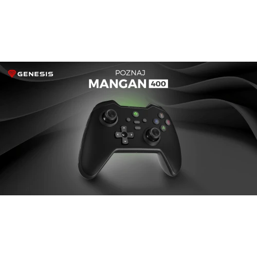 Gamepad Genesis Mangan 400 Bezprzewodowy Biały PC/Switch/Mobile