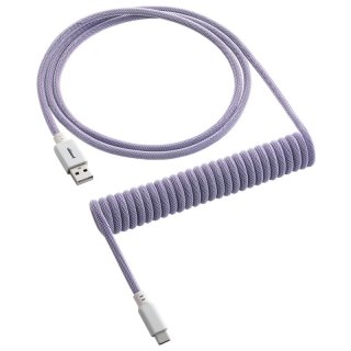 Kabel do klawiatury CableMod Classic Coiled Cable Rum Raisin (USB-C do USB-A) 1.5m