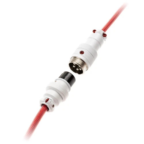 Kabel do klawiatury Ducky Premicord Czerwony (USB Typ C do Typ A) - 1,8m