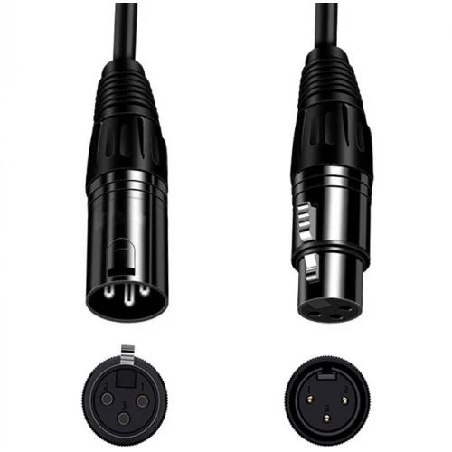 Kabel mikrofonowy XLR Wtyk-Gniazdo 3m Premium