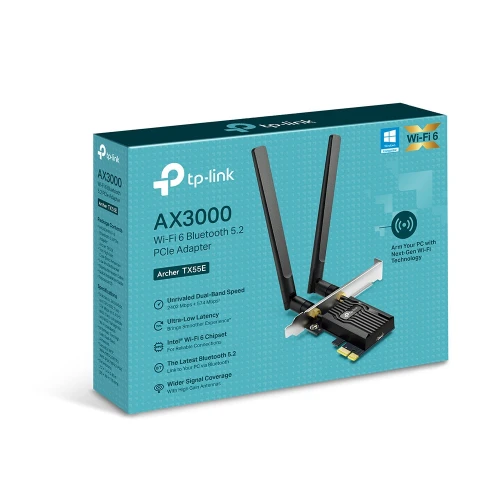 Karta sieciowa WiFi TP-LINK TX55E AX3000 Bluetooth 5.2