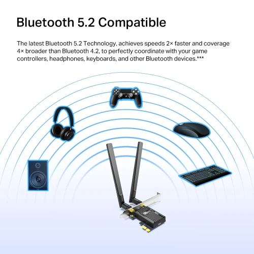 Karta sieciowa WiFi TP-LINK TX55E AX3000 Bluetooth 5.2