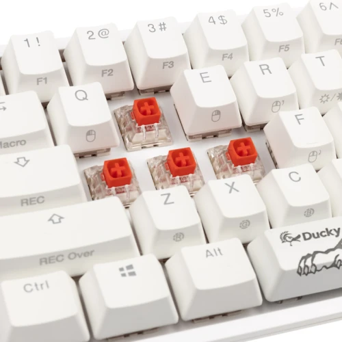 Klawiatura Ducky One 2 Pro Mini White Edition RGB - Kailh Red (US)