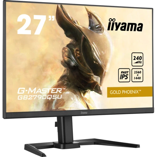 Monitor 27" iiyama G-Master GB2790QSU-B5 Gold Phoenix IPS WQHD | 240Hz | 1ms | HDR | FreeSync Premium