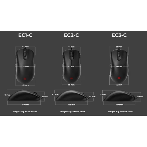 Mysz Zowie BenQ EC3-C (S) 3200DPI