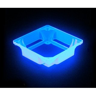 Przejściówka Akasa 60mm na 80mm niebieska UV