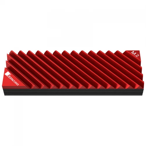 Radiator na dysk M2 Jonsbo M.2-3 SSD Red