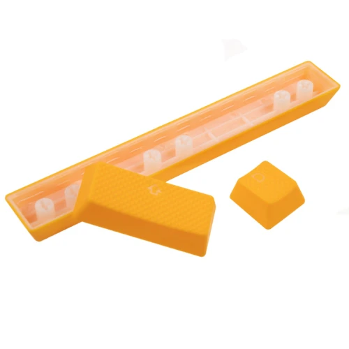 Zestaw gumowych nakładek na klawisze, gumowane do podświetlenia - pomarańczowy