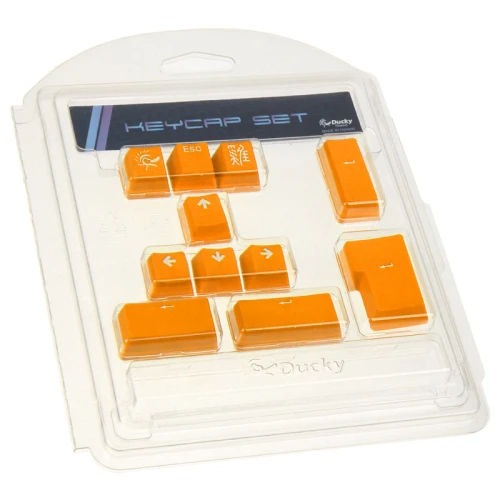 Zestaw klawiszy Double-Shot PBT - Pomarańczowe - 11 klawiszy