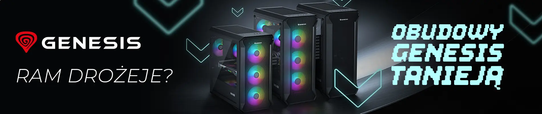 Obudowy Genesis w niższych cenach