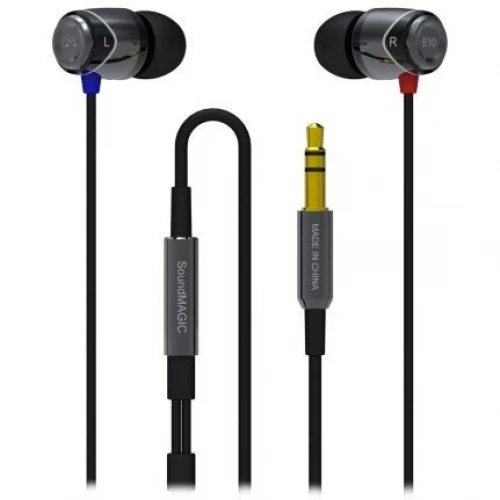 Słuchawki SoundMagic E10 v2 Black-Silver