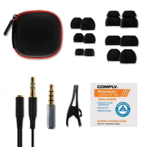 Słuchawki SoundMagic E50C Black-Red