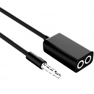 Adapter Splitter Jack Stereo MINI(M) 4-PIN->JACK MINI(F) X2 