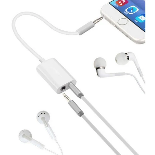Adapter Splitter Jack Stereo MINI(M) 4-PIN->JACK MINI(F) X2 