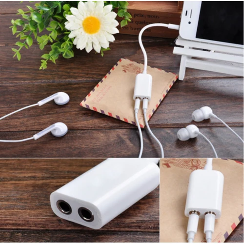 Adapter Splitter Jack Stereo MINI(M) 4-PIN->JACK MINI(F) X2 