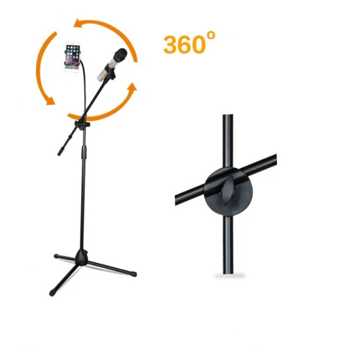 Statyw mikrofonowy 200cm + 2 uchwyty