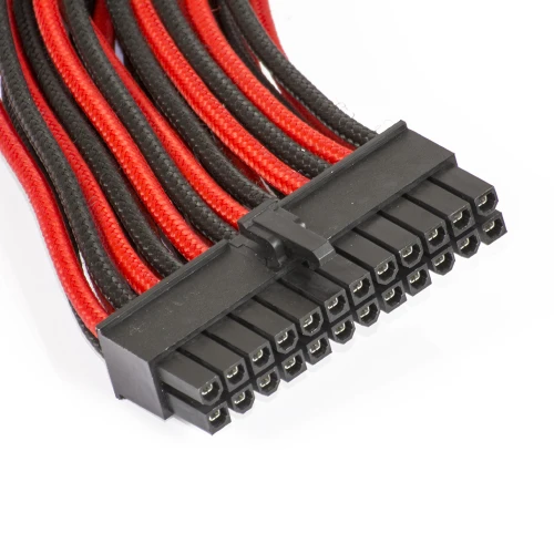 Przedłużacz Phanteks ATX 24-pin 50cm Czarno-Czerwony