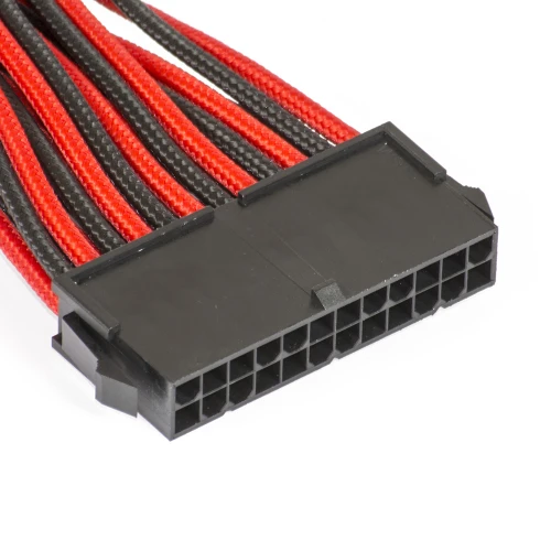 Przedłużacz Phanteks ATX 24-pin 50cm Czarno-Czerwony