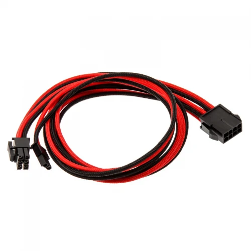 Przedłużacz Phanteks PCI-E 6+2-pin 50cm Czarno-Czerwony