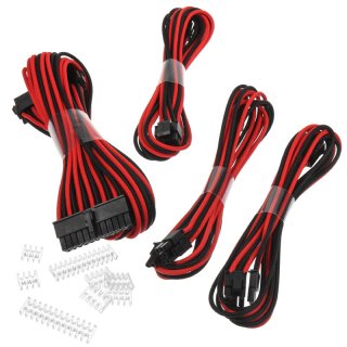 Zestaw przedłużaczy Phanteks 50cm Czarno-Czerwony