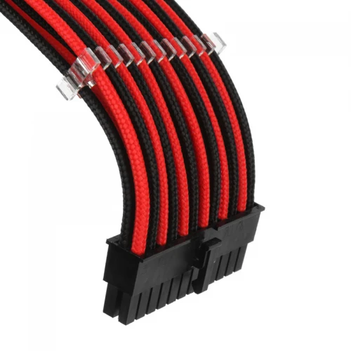 Zestaw przedłużaczy Phanteks 50cm Czarno-Czerwony
