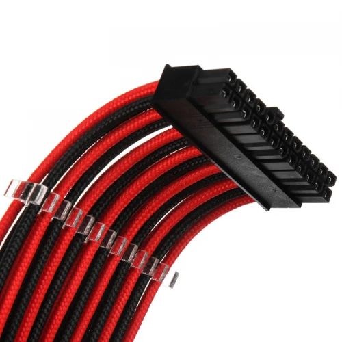 Zestaw przedłużaczy Phanteks 50cm Czarno-Czerwony
