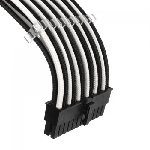 Zestaw przedłużaczy Phanteks 50cm Czarno-Biały