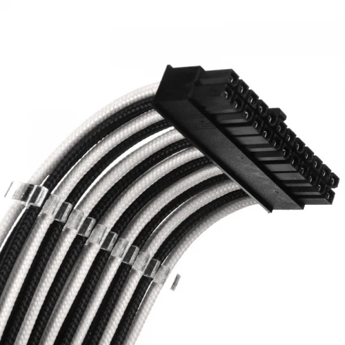 Zestaw przedłużaczy Phanteks 50cm Czarno-Biały