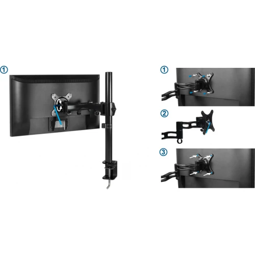 Uchwyt biurkowy na monitor Arctic Z1 Basic