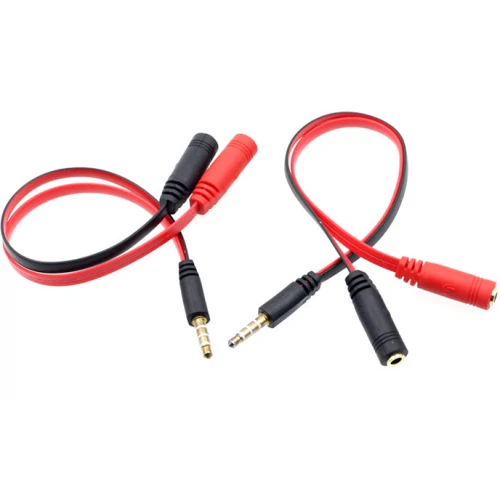 Adapter 3.5mm Minijack Słuchawki Mikrofon XBOX PS4