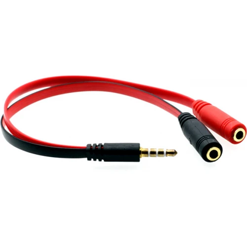 Adapter 3.5mm Minijack Słuchawki Mikrofon XBOX PS4