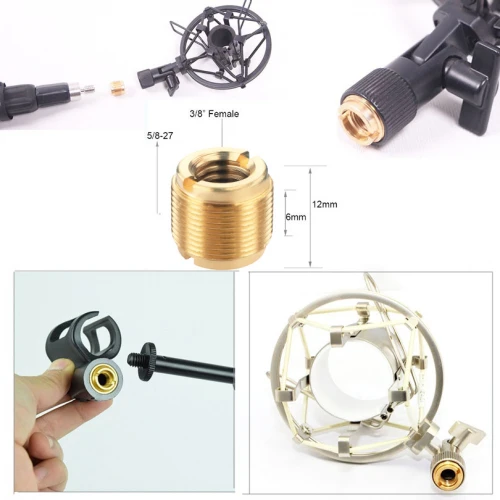 Adapter 3/8”-5/8" do mikrofonu i statywu