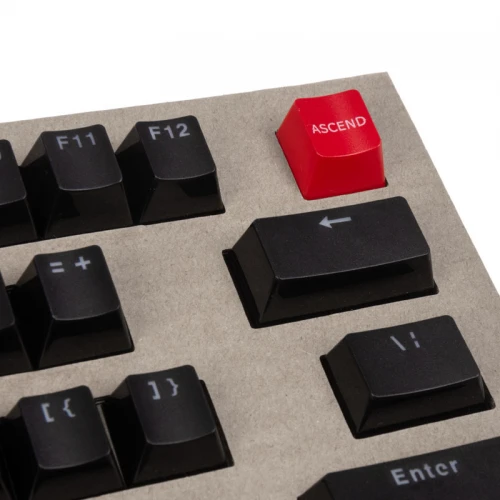 Keycapy nakładki Glorious 104szt Czarne