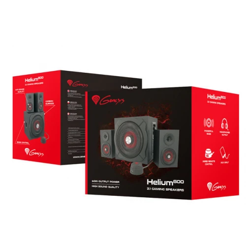 Głośniki 2.1 Genesis Helium 600 60W RMS