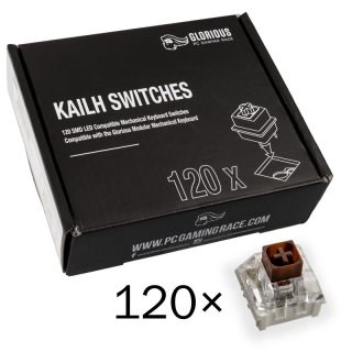Przełączniki Glorious Kailh Box Brown 120szt