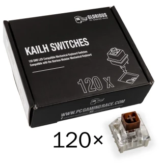 Przełączniki Glorious Kailh Box Brown 120szt