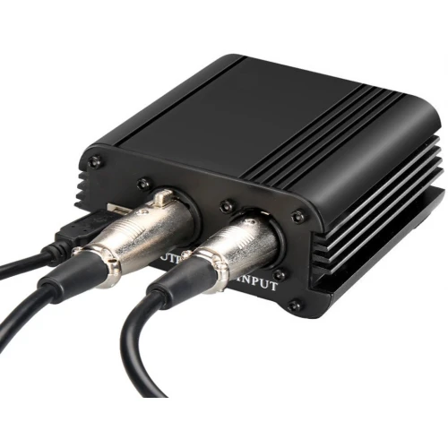 Zasilacz Phantom 48V do mikrofonów XLR