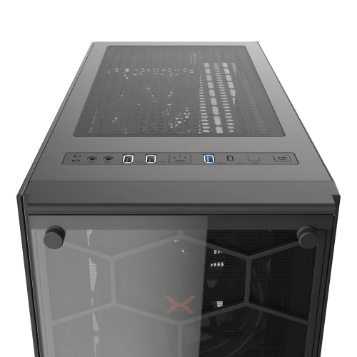 Obudowa KRUX Leda Tempered Glass