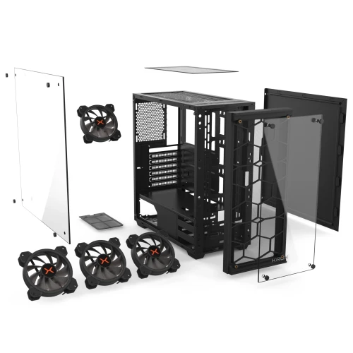 Obudowa KRUX Leda Tempered Glass