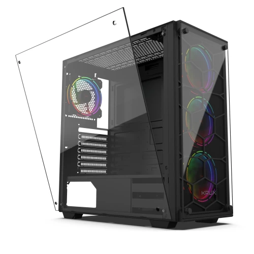Obudowa KRUX Leda Tempered Glass