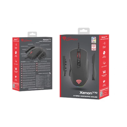 Mysz Genesis Xenon 770 10200DPI RGB