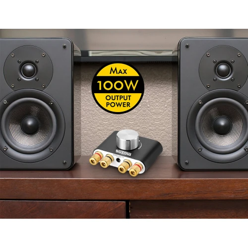 Wzmacniacz MOZOS M01G DAC USB Bluetooth 100W