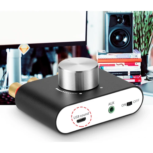Wzmacniacz MOZOS M01G DAC USB Bluetooth 100W