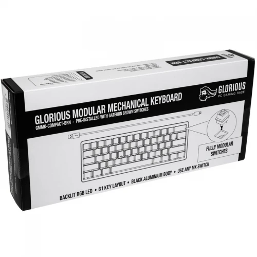Klawiatura Glorious GMMK RGB Compact Gateron Brown