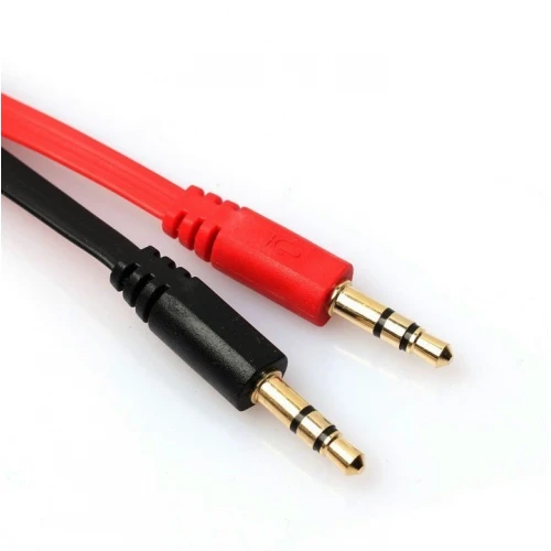 Adapter 1x Żeński 3.5mm 4pin – 2x Męski 3,5mm 3pin
