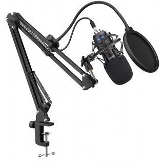 Zestaw MOZOS MKIT-700PRO V2 USB Mikrofon, Statyw, Pop-Filtr, Koszyk